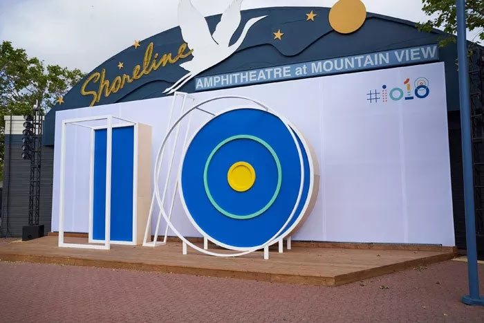 Google I/O徽標合影墻